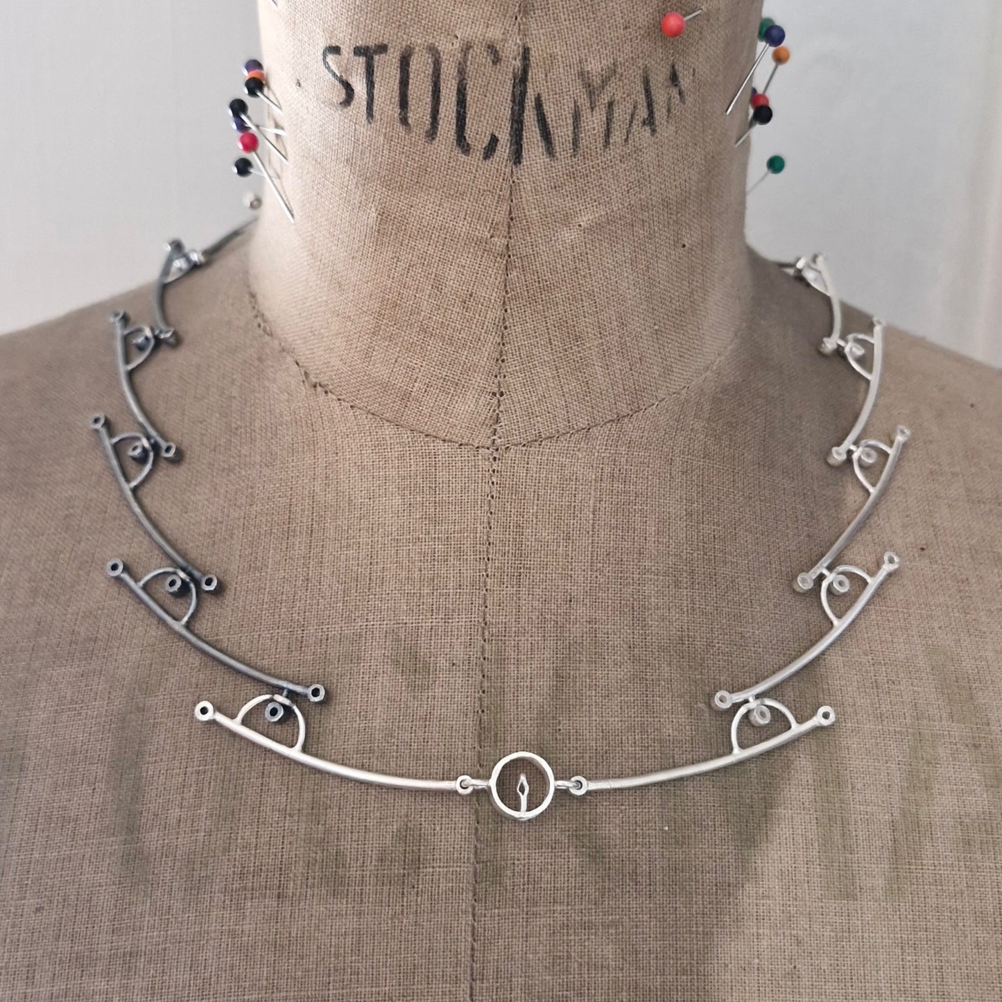 Black and white necklace
