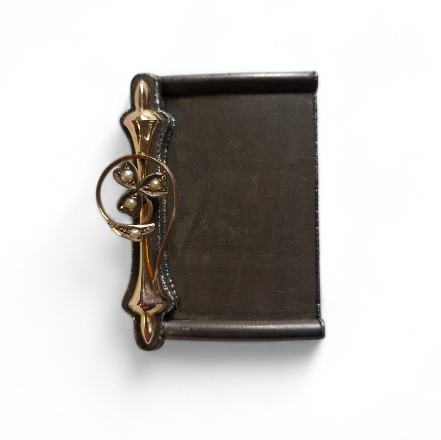Reframed brooch