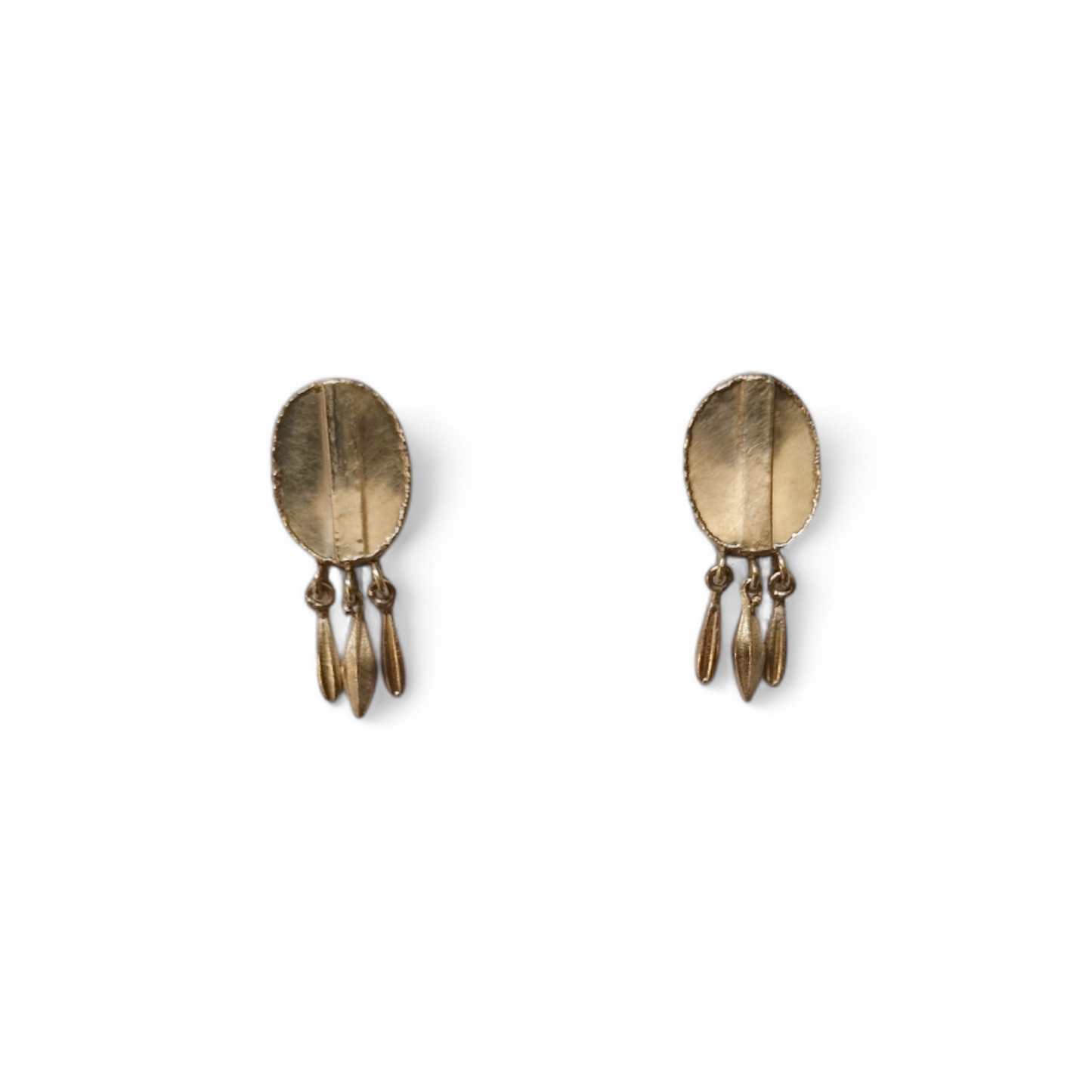 Seed pod earrings