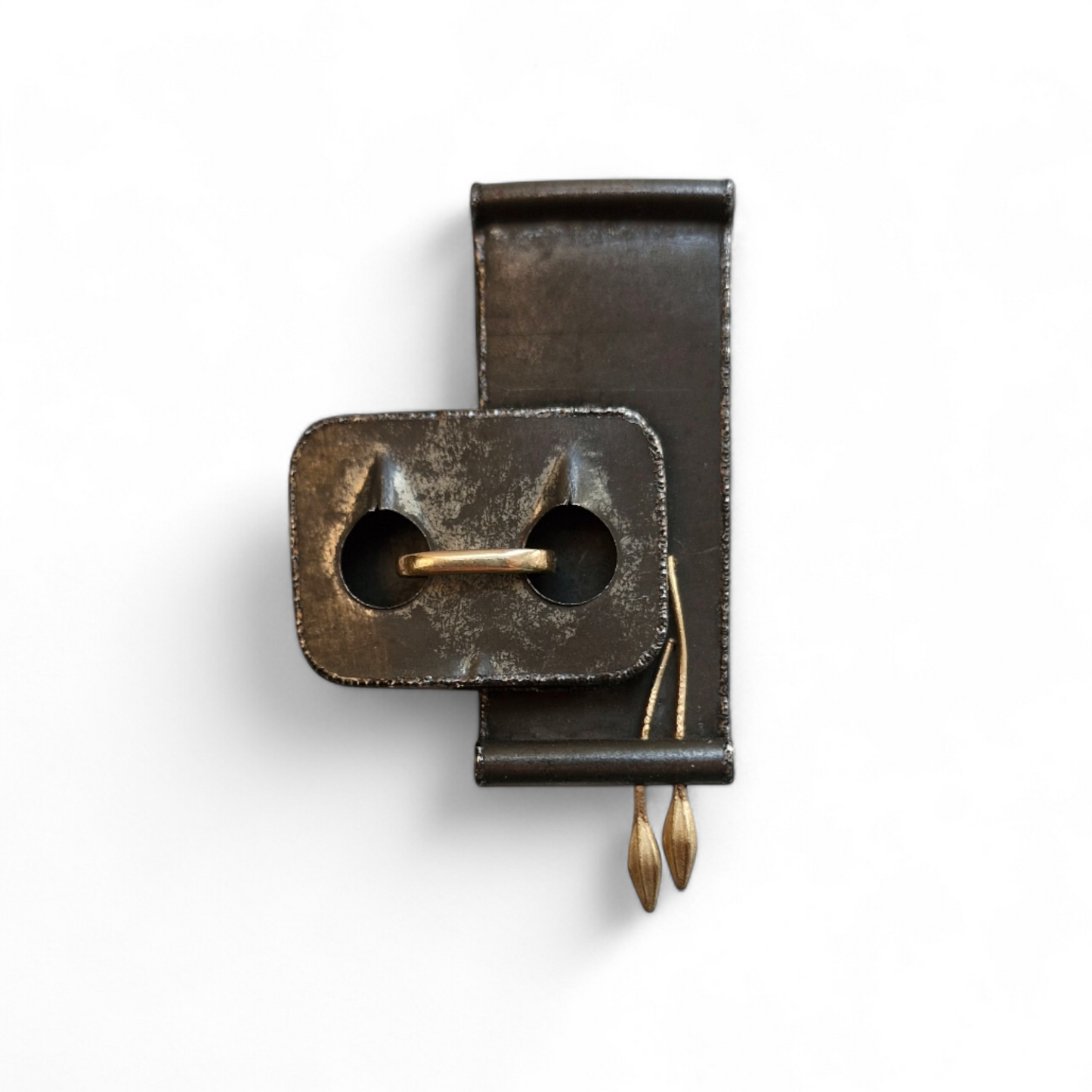 Grater brooch
