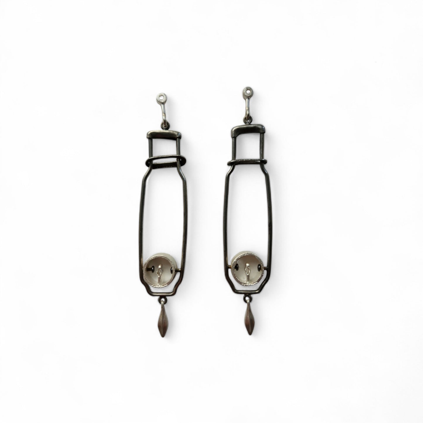 Dinkie seed earrings - round