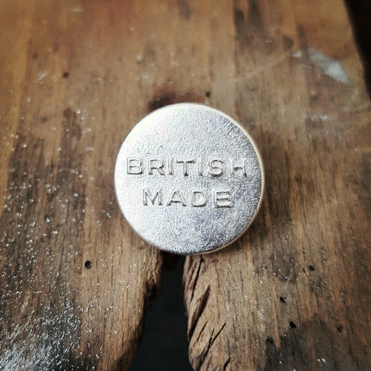 British Made pin badge